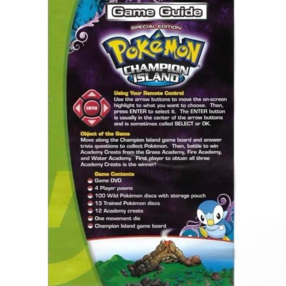 Snap TV Pokémon Champion Island 2007 DVD Board Game - Picture 10 of 11